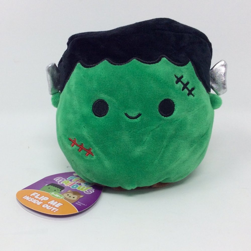 5” Marcus the Frankenstein and Wade the Werewolf FLIPAMALLOW Squishmallo…
